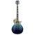 ESP E-II Eclipse Blue Natural Fade Buckeye Burl met koffer