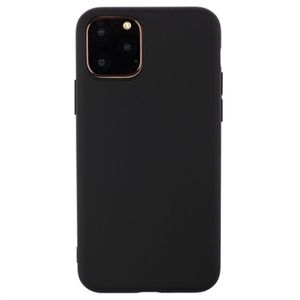 iPhone 15 Pro Max Anti-Vingerafdruk Mat TPU Hoesje - Zwart