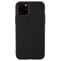 iPhone 15 Pro Max Anti-Vingerafdruk Mat TPU Hoesje - Zwart