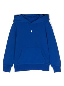 POLO RALPH LAUREN KIDS hoodie à motif Polo Pony brodé - Bleu