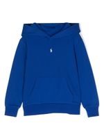 POLO RALPH LAUREN KIDS hoodie à motif Polo Pony brodé - Bleu - thumbnail