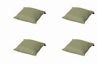 Kussen 45 x 45 salie piping Panama salie (4 stuks) Madison - Madison