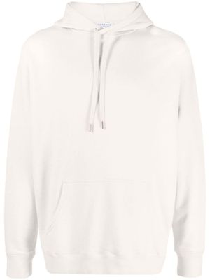 Sunspel hoodie en coton à lien de resserrage - Tons neutres