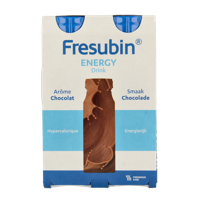 Fresubin Energy drink chocolade 200ml 4 Stuks