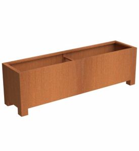 Andes cortenstaal met poten 150x50x60 cm plantenbak