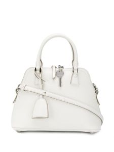 Maison Margiela sac porté épaule médium à détail de clé - Blanc