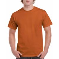 T-shirts roestbruin voor heren - zware 200gr kwaliteit - Basic shirts - Katoen - Korte mouwen - thumbnail