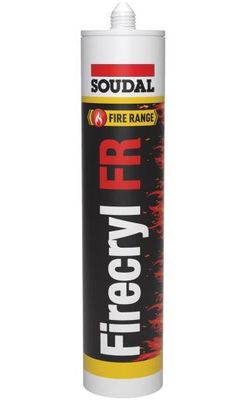 Soudal Firecryl FR | Brandwerende acrylaatkit | Wit | 310 ml - 106329