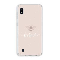 Be(e) kind: Samsung Galaxy A10 Transparant Hoesje