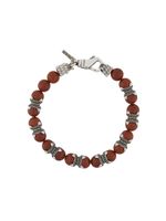 Emanuele Bicocchi bracelet orné de jaspes - Rouge
