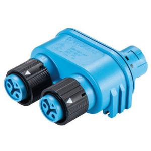 Wieland 46.030.1254.9 Ronde connector verdeler Totaal aantal polen: 2 Serie (ronde connectoren): RST® MINI 1 stuk(s)