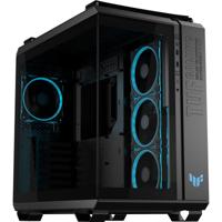 ASUS tuf gaming gt502 horizon argb midi tower behuizing (zwart | 3x usb-a | 1x usb-c | tempered glass)