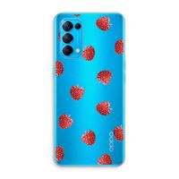 Framboosjes: Oppo Find X3 Lite Transparant Hoesje