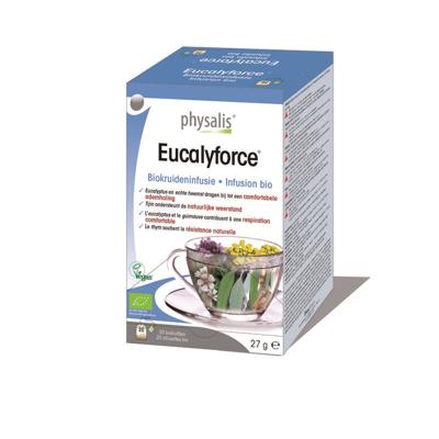 Physalis Biokruideninfusie Eucalyforce Thee 20Stuks