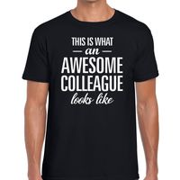 Awesome Colleague tekst t-shirt zwart heren 2XL  -