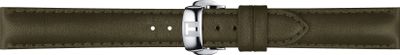 Horlogeband Tissot T600046066 Leder Groen 15mm