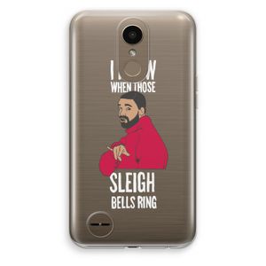 Sleigh Bells Ring: LG K10 (2017) Transparant Hoesje