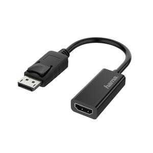 Hama 00200335 DisplayPort / HDMI Adapter [1x Britse stekker - 1x DisplayPort stekker] Zwart