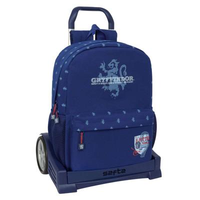 Schoolrugzak met Wielen Harry Potter Captain Marineblauw 32 x 43 x 14 cm