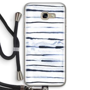 Ink Stripes: Samsung Galaxy A5 (2017) Transparant Hoesje met koord
