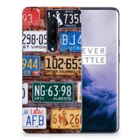OnePlus 7 Pro | Siliconen hoesje | met foto Kentekenplaten