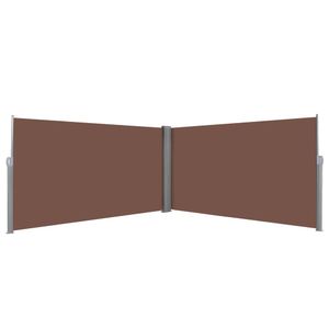 VidaXL Windscherm uittrekbaar 160x600 cm bruin