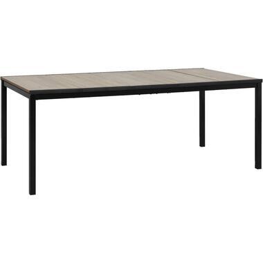 Tuintafel Porto - metaal/kunststof - 75x200x95 cm - Leen Bakker