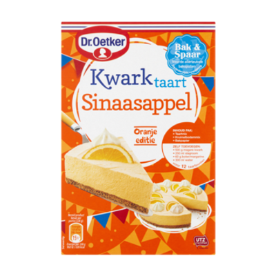 Dr. Oetker Kwarktaart Sinaasappel Oranje 420g bij Jumbo