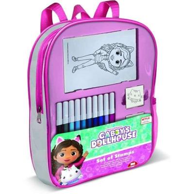 Gevulde rugzak - MULTIPRINT - 24117 - 4 Gabby and the Magic House-postzegels