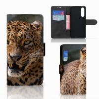 Huawei P30 | Telefoonhoesje | Met pasjeshouder | Luipaard