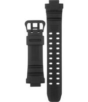 Horlogeband Casio 10378608 / GW-3000BB-1A Kunststof/Plastic Zwart 14mm