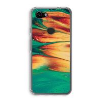 Green Inferno: Google Pixel 3a Transparant Hoesje