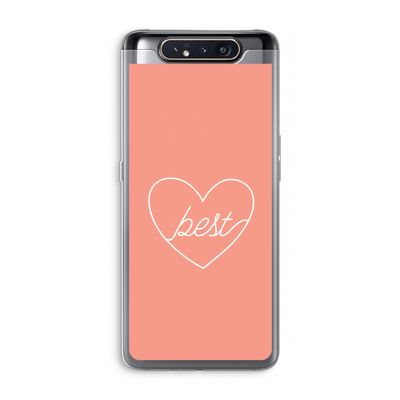 Best heart: Samsung Galaxy A80 Transparant Hoesje