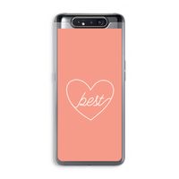 Best heart: Samsung Galaxy A80 Transparant Hoesje