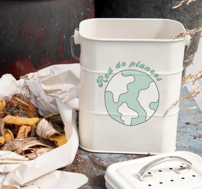 Container sticker red de planeet