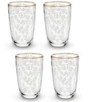 Pip Studio Longdrinkglazen - Set van 4 - Floral - Early Bird - 400ml - thumbnail