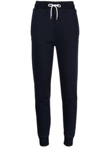 Maison Kitsuné pantalon de jogging à lien de resserrage - Bleu