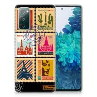 Samsung Galaxy S20 FE | Silliconen Back Cover | Postzegels