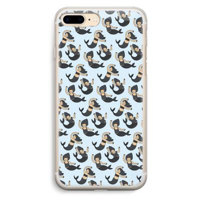 Zeemeermin: iPhone 7 Plus Transparant Hoesje