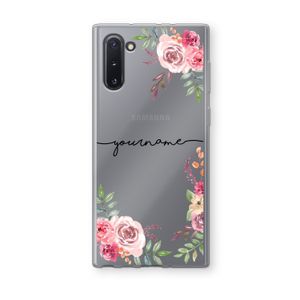 Rozen: Samsung Galaxy Note 10 Transparant Hoesje