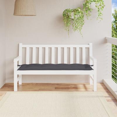 VidaXL Tuinbankkussen 150x50x7 cm oxford stof antracietkleurig