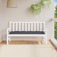 VidaXL Tuinbankkussen 150x50x7 cm oxford stof antracietkleurig