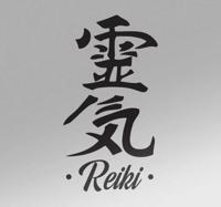 Muursticker Chinese tekst Reiki - thumbnail