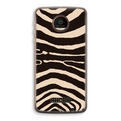 Arizona Zebra: Motorola Moto Z Force Transparant Hoesje