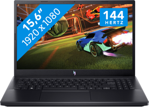 Acer Nitro V 15 ANV15-41-R7NK AMD Ryzen™ 7 7735HS Laptop 39,6 cm (15.6") Full HD 16 GB DDR5-SDRAM 512 GB SSD NVIDIA GeForce RTX 4060 Wi-Fi 6 (802.11ax) Windows 11 Home Zwart