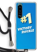 Victory Royale: Sony Xperia 5 III Transparant Hoesje met koord