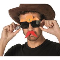 Cowboy snorbril voor volwassenen   -