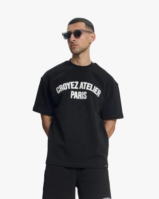 Croyez Homme Heavyweight Atelier T-shirt Crb30026003 Print T-shirts 49001 Black
