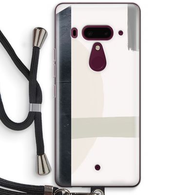 Baca: HTC U12+ Transparant Hoesje met koord