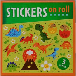 Stickers Op Rol 3 Meter Stickerrol, 12 Verschillende Stickers